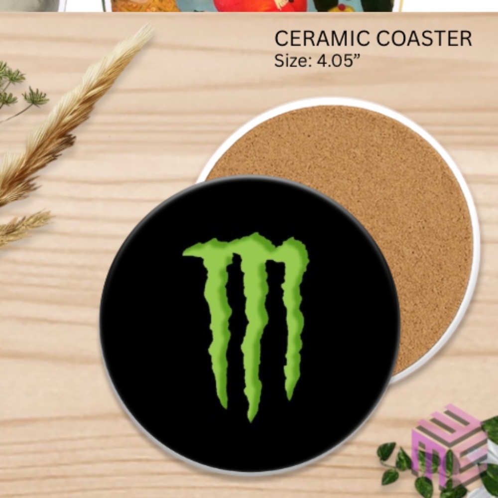 Set of 2 - Ceramic Coaster